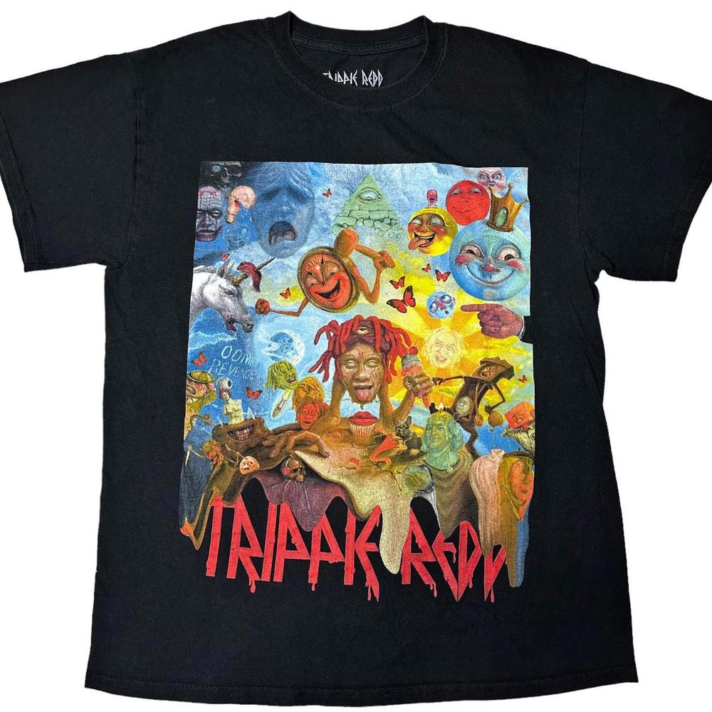 Trippie Redd Official Life’s A Trip Graphic T-Shirt Black Men’s M